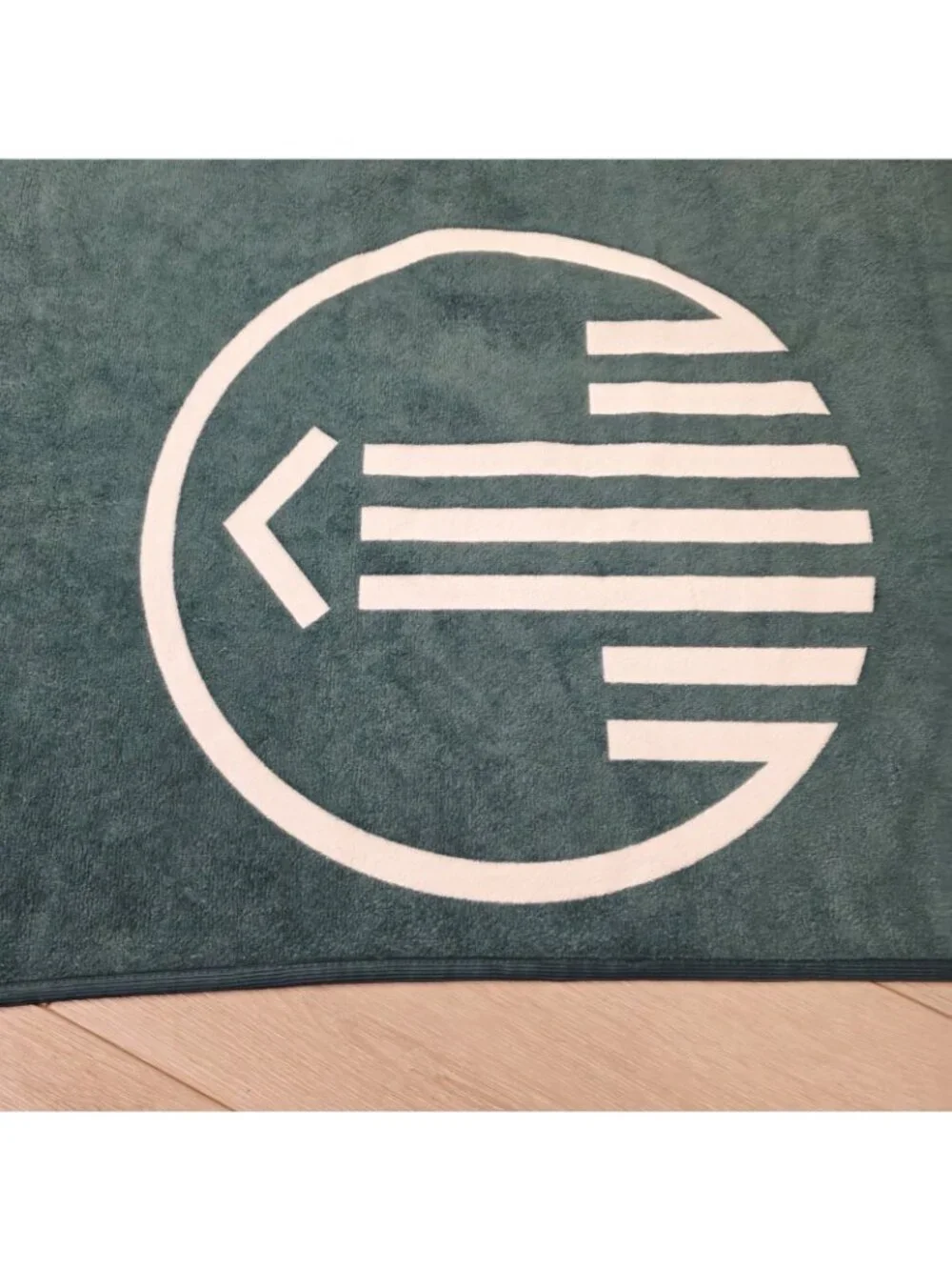Boehringer Ingelheim Green White Promotional Advertising Beach Towel